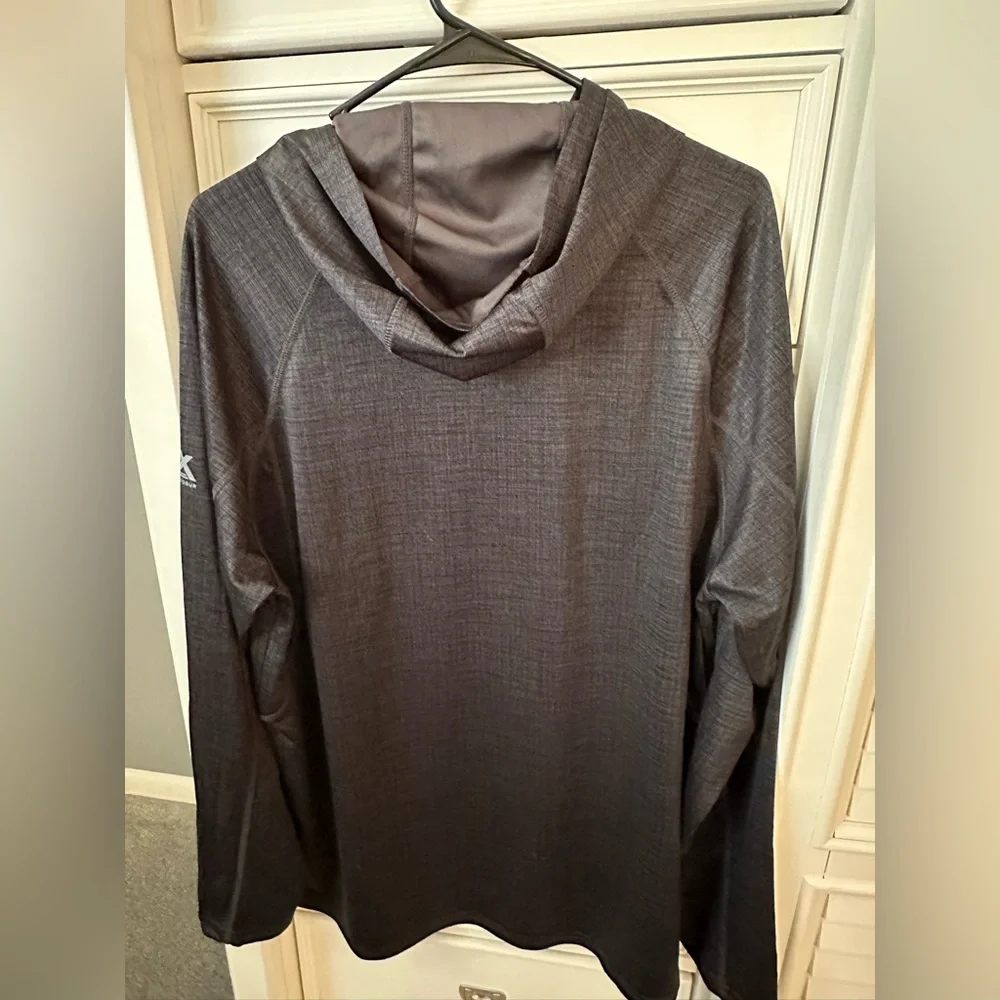 ZeroXposur Men’s Black Sun Protection Hoodie Size XL  NWOT - Picture 2 of 9